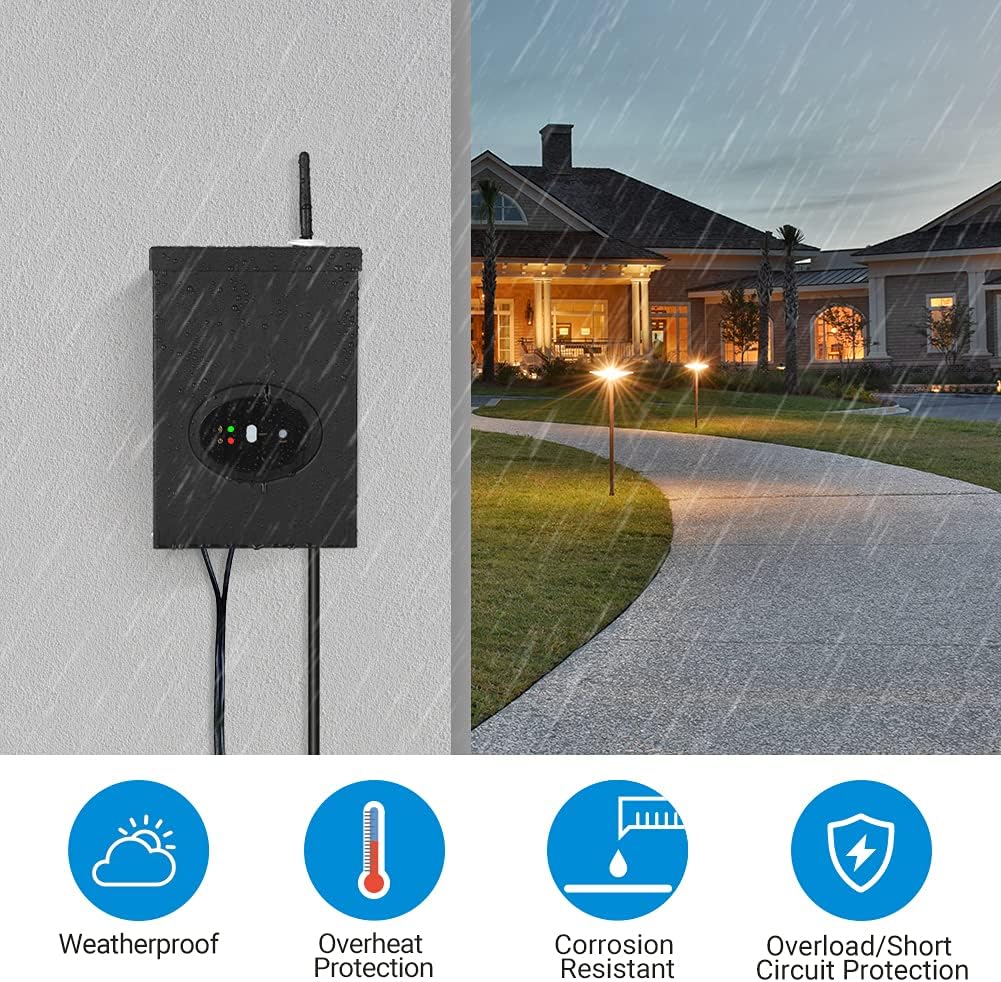 120W Smart Wi-Fi Low Voltage Transformer Pack of 2 Z6002