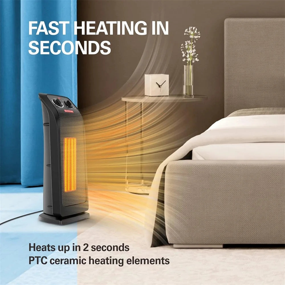 1500W Ceramic Electric Tower Heater C349