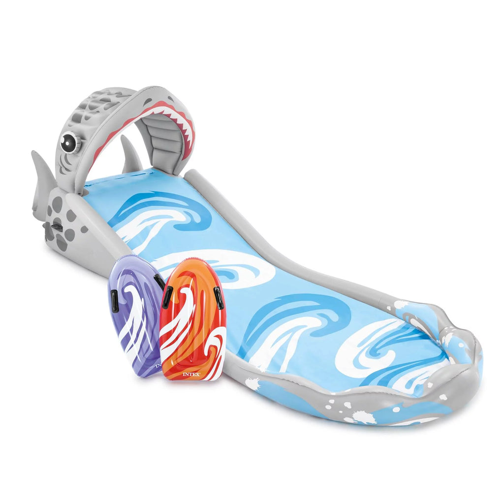 Inflatable Outdoor Splash Water Slide with 2 Surf Riders J1566