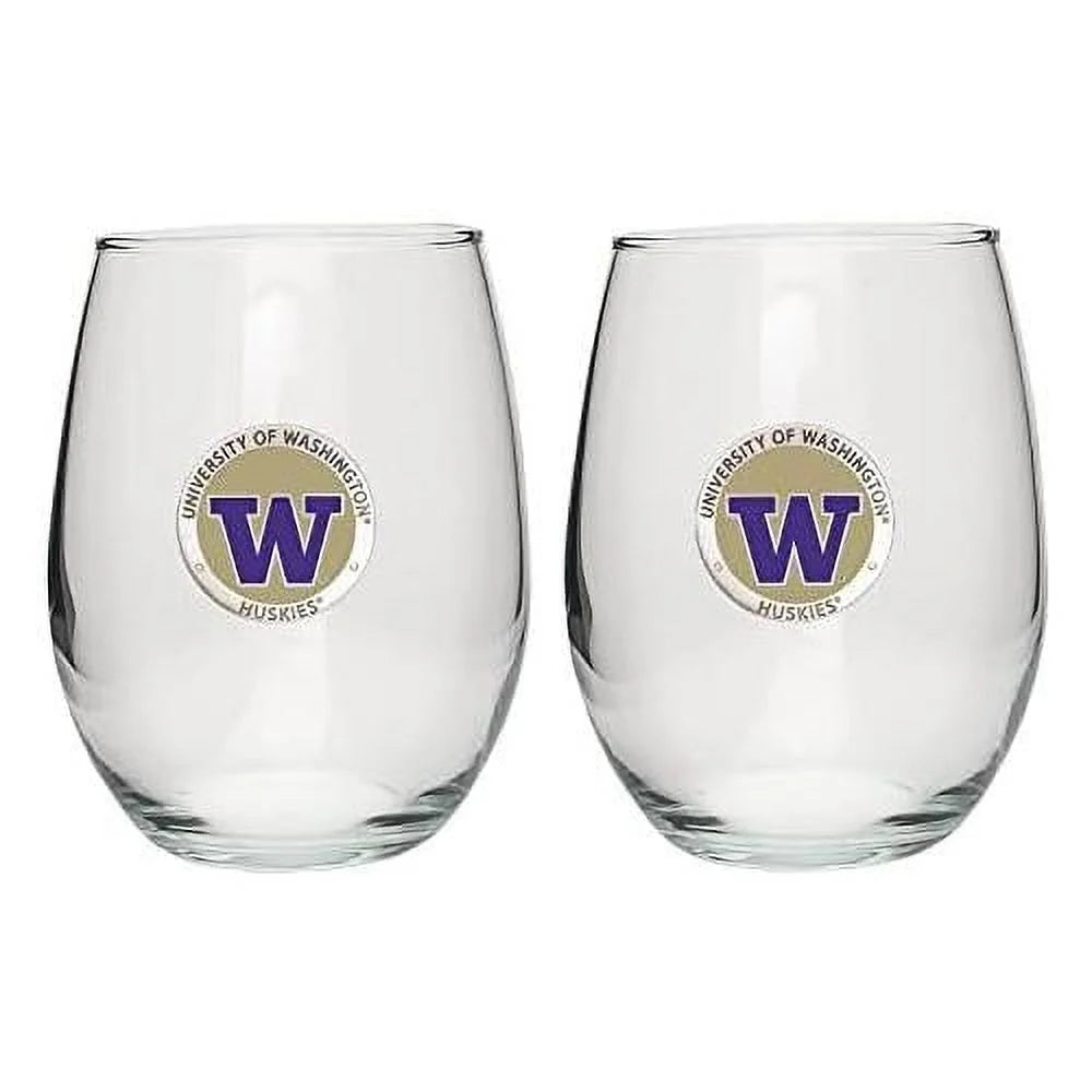 Set Of 2 15 OZ Stemless Glass Goblets Z503