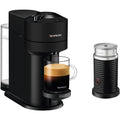 Black Coffee and Espresso Maker with Milk Frother T7362