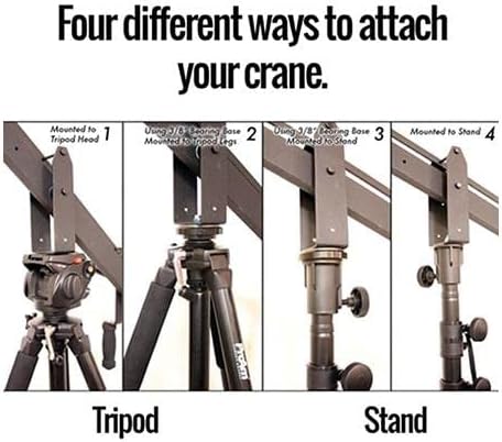 Aircraft Aluminum Camera Crane with Top-Mounting Bracket B2037