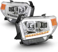 Chrome Projector Headlights Pair Driver & Passenger V51626