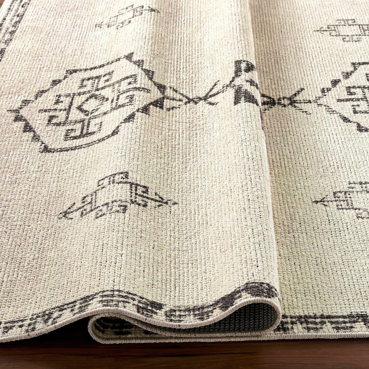 Bone Taupe Cloud Gray Area Rug N310