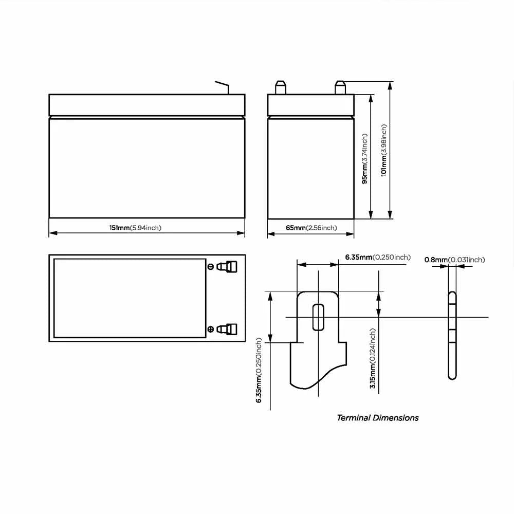 Replacement Battery J818235