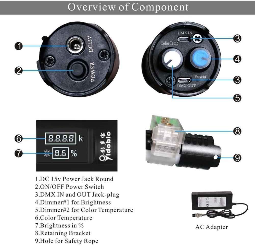 LED Tube Light with Carry Bag K801