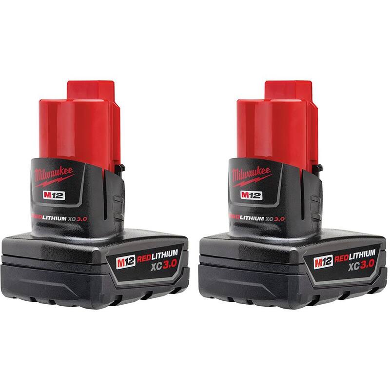 12-Volt Lithium-Ion 3.0 Ah Battery Pack 4-Pack O390147