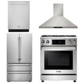 30 Gas Range, Range Hood, Refrigerator, Dishwasher Z16363
