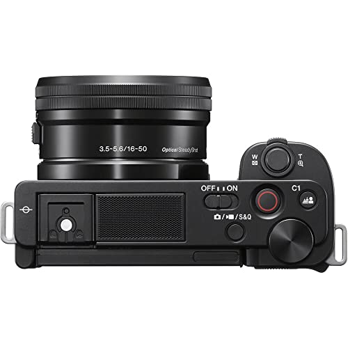 Black Mirrorless Camera with 16-50mm Lens N8433