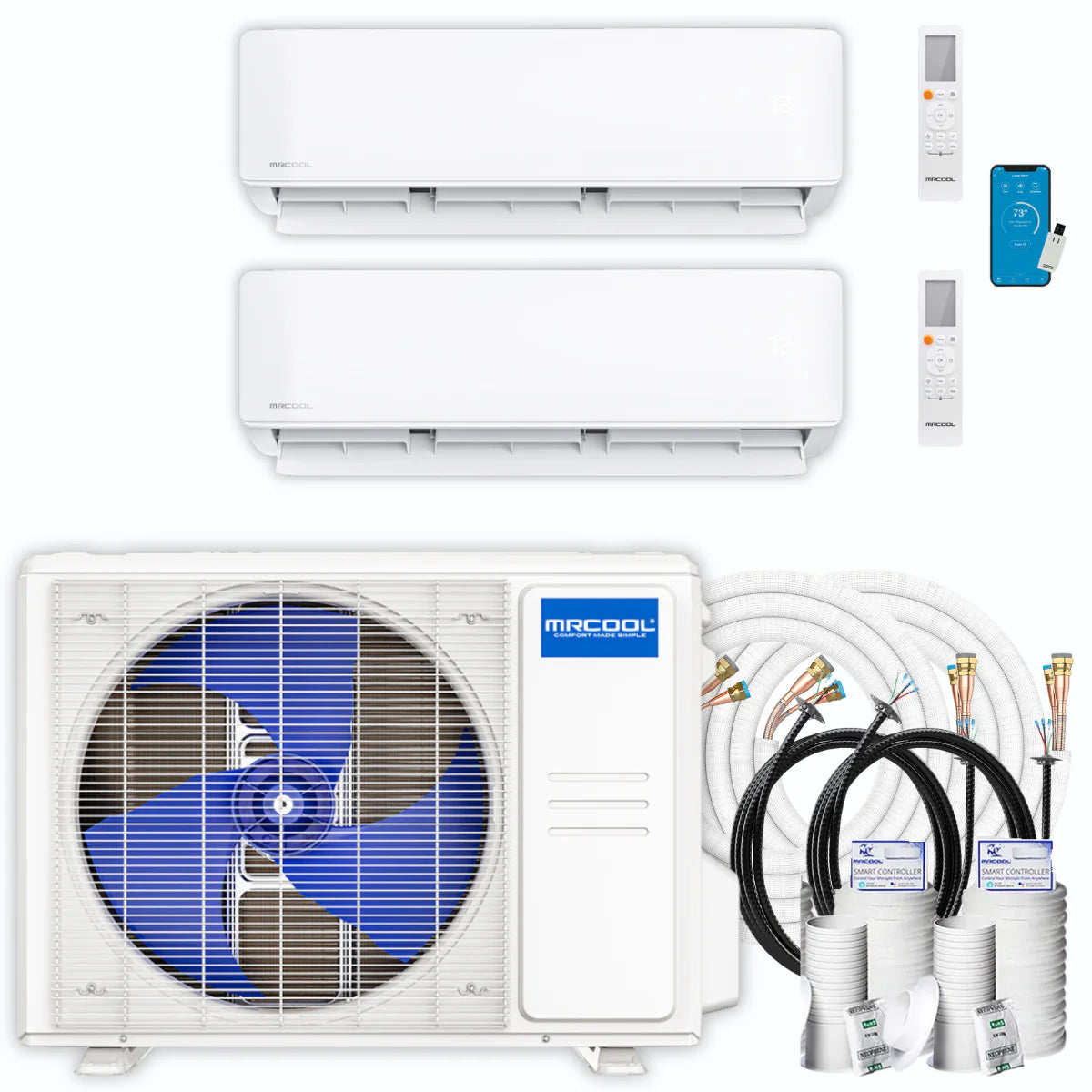 36,000 BTU 2 Zone Ductless Air Conditioner and Heat Pump Y2095