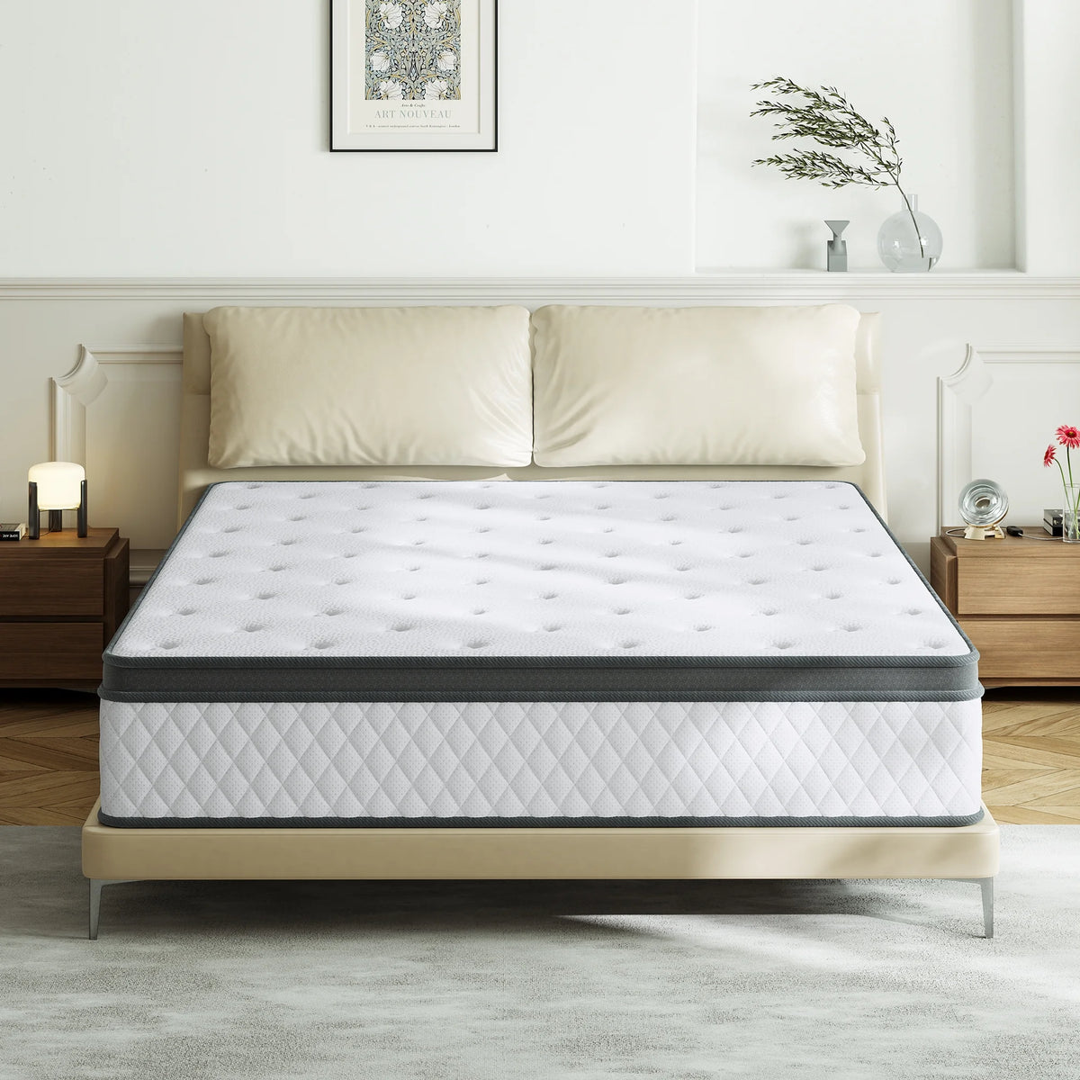 12 Inch Memory Foam Innerspring Hybrid Queen Mattress S240