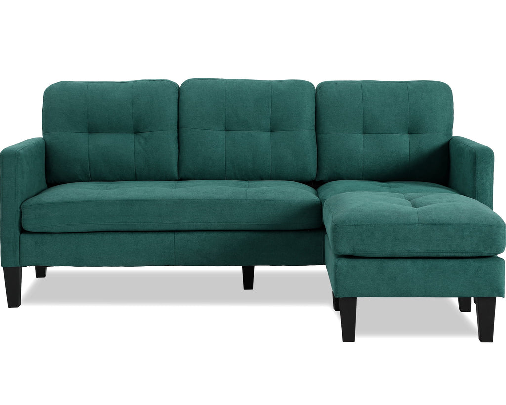 Modern Reversible Chaise L-Shaped Sectional Sofa B557271