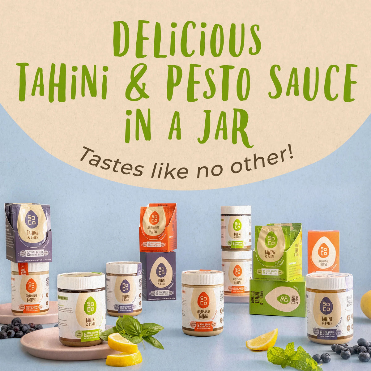Tahini And Pesto, 13.4 Oz Pack of 6 C145