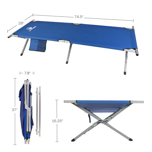 Portable Folding Camping Cot with Carry Bag W205850