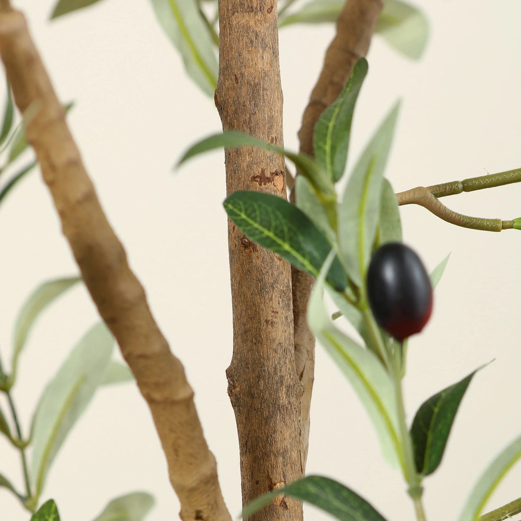 6 ft Artificial Olive Plant with Fruits P75960