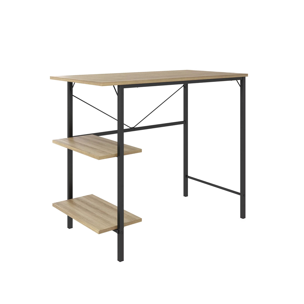 30 inch Tall Oak Storage Desk K404006