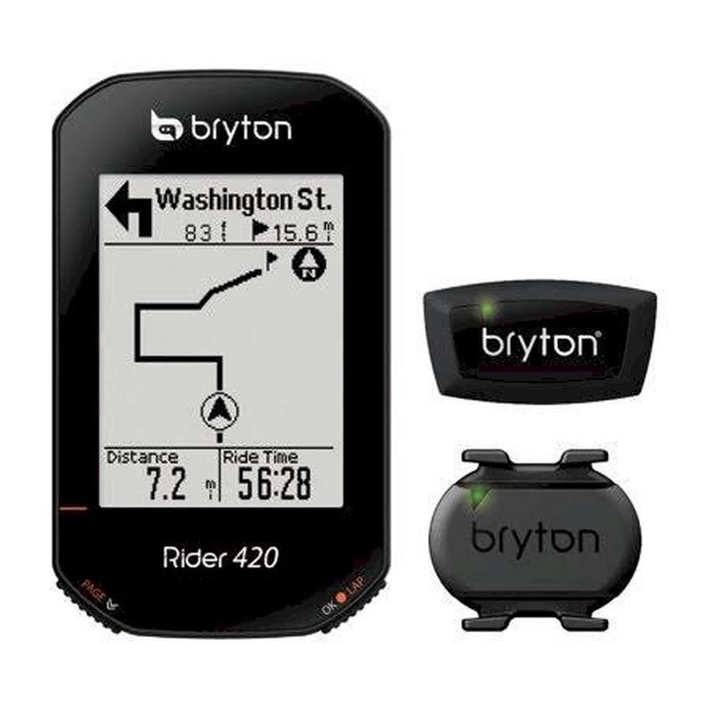 GPS Cycling Bike Computer Cadence HRM Sensors Bundle Black P174