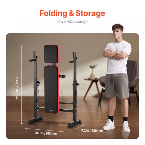 6-in-1 Adjustable Weight Bench Set X83597