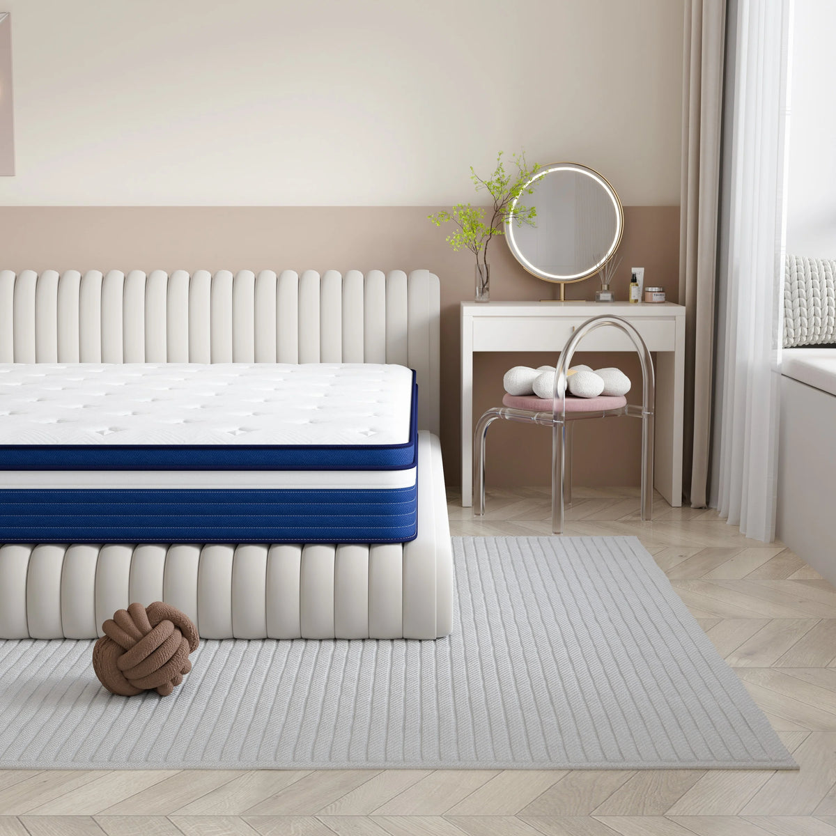 12 inch King Gel Memory Foam Hybrid Mattress D883