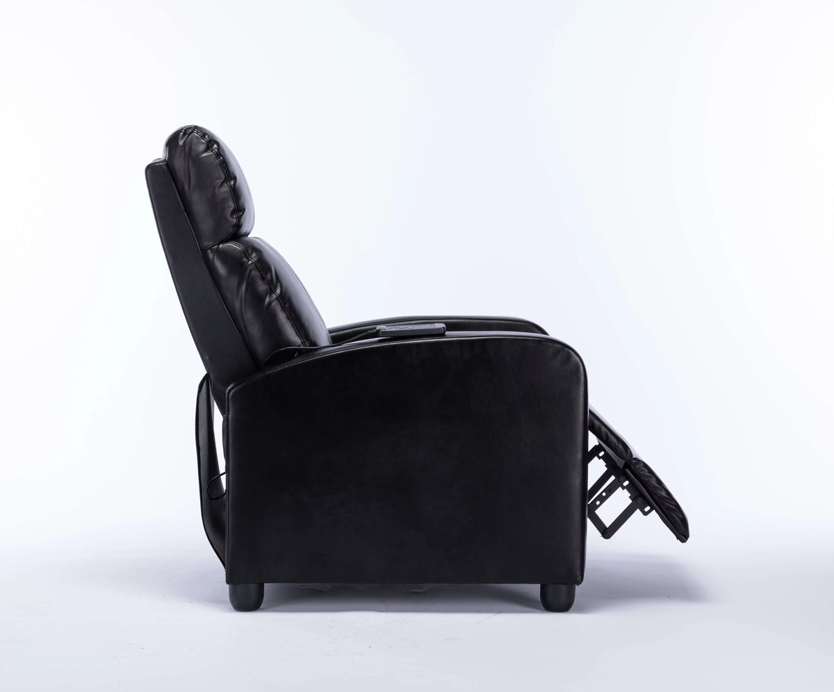 PU Leather Recliner with Massage and Heat X61851