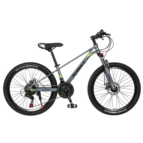 24 inch 21 Speed Black Mountain Bikes P8959
