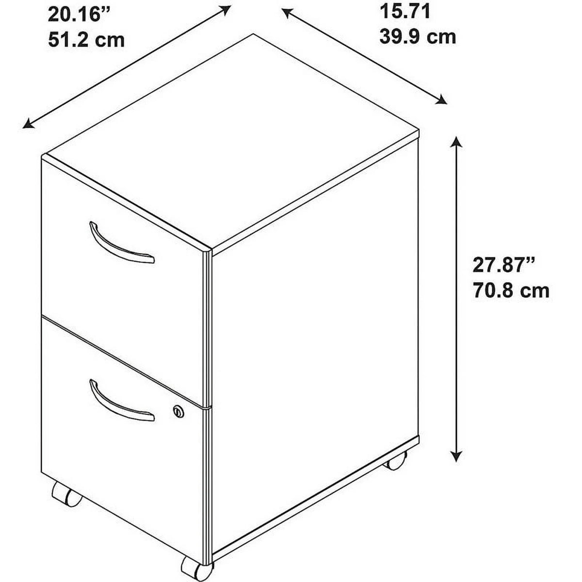Mobile Pedestal in Mocha Cherry F468