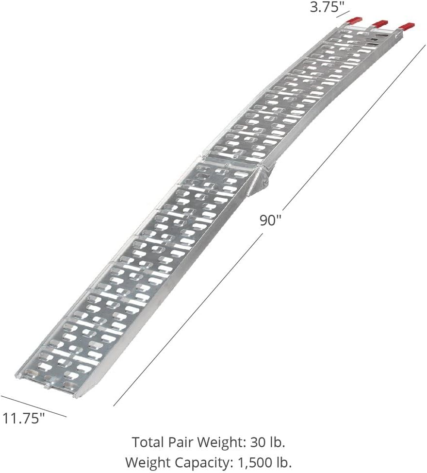 Aluminum Plate Top Ramp 7.5 Ft Pair P631670