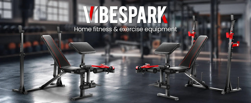 Adjustable Weight Bench Set with Squat Rack H315966