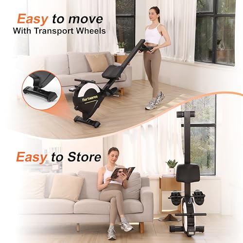 Magnetic Rowing Machine with 16 Levels Quiet Resistance N1976