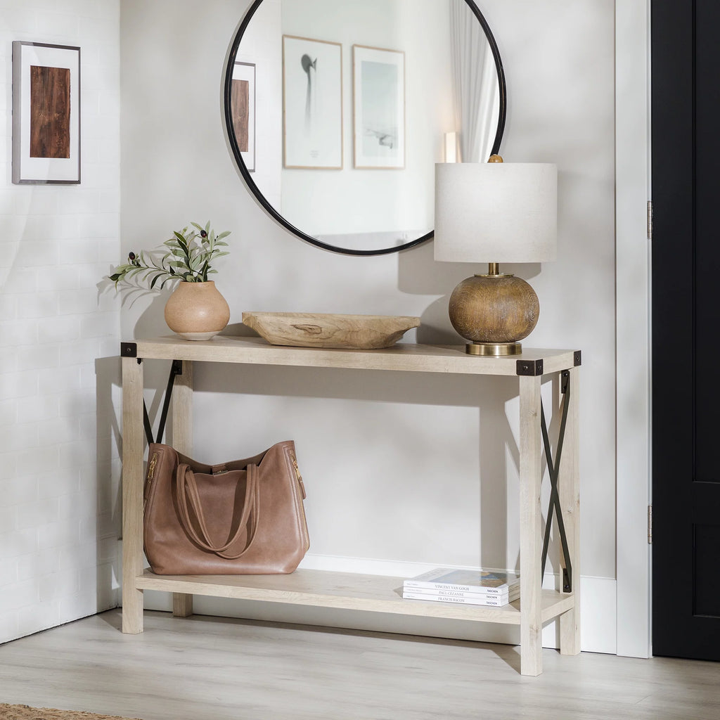 Metal X Console Table P456