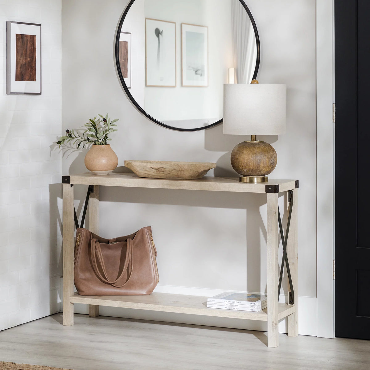 Metal X Console Table P456