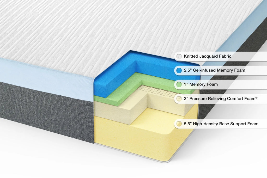 12 Gel Memory Foam Mattress Queen K88417