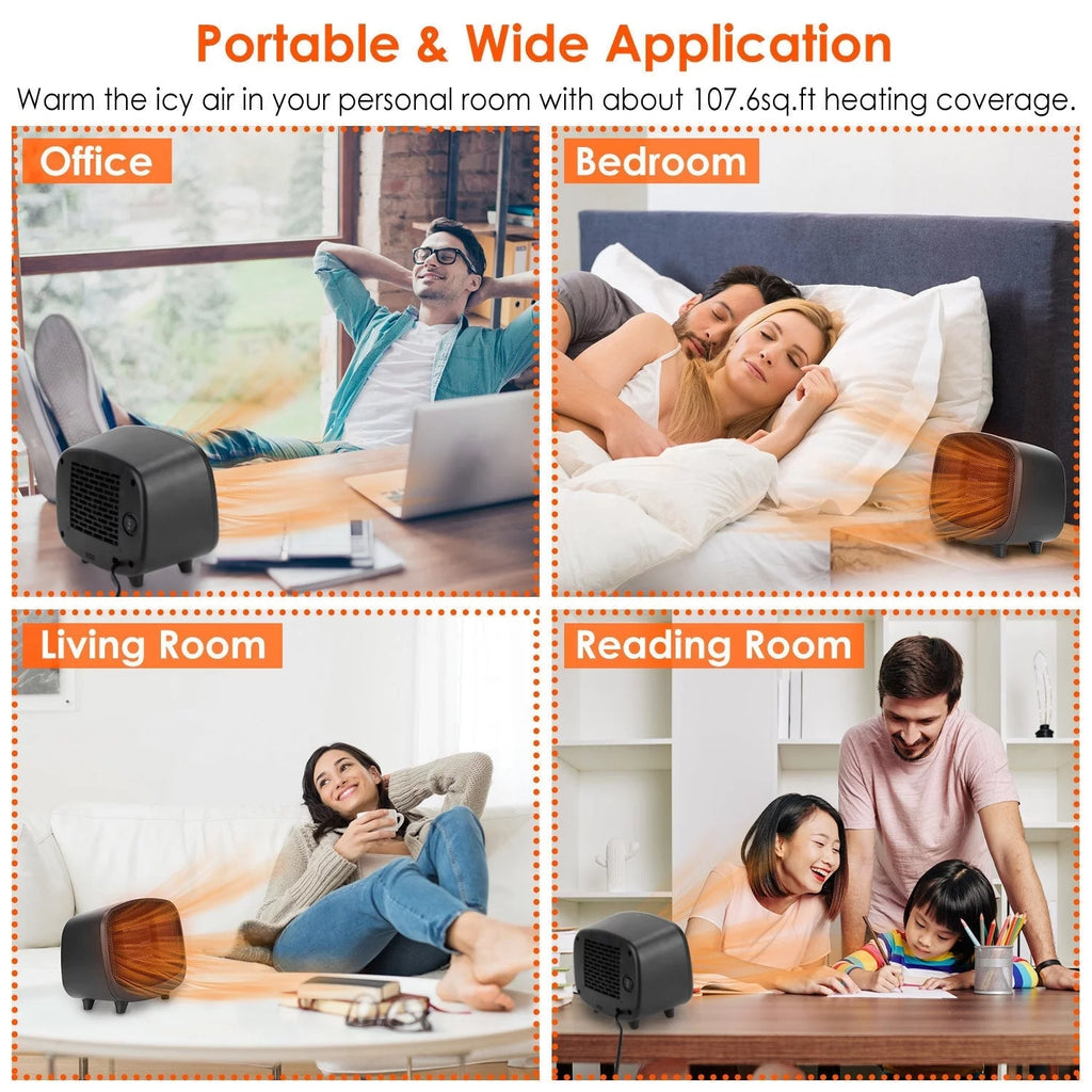Portable Mini PTC Ceramic Space Heater A491