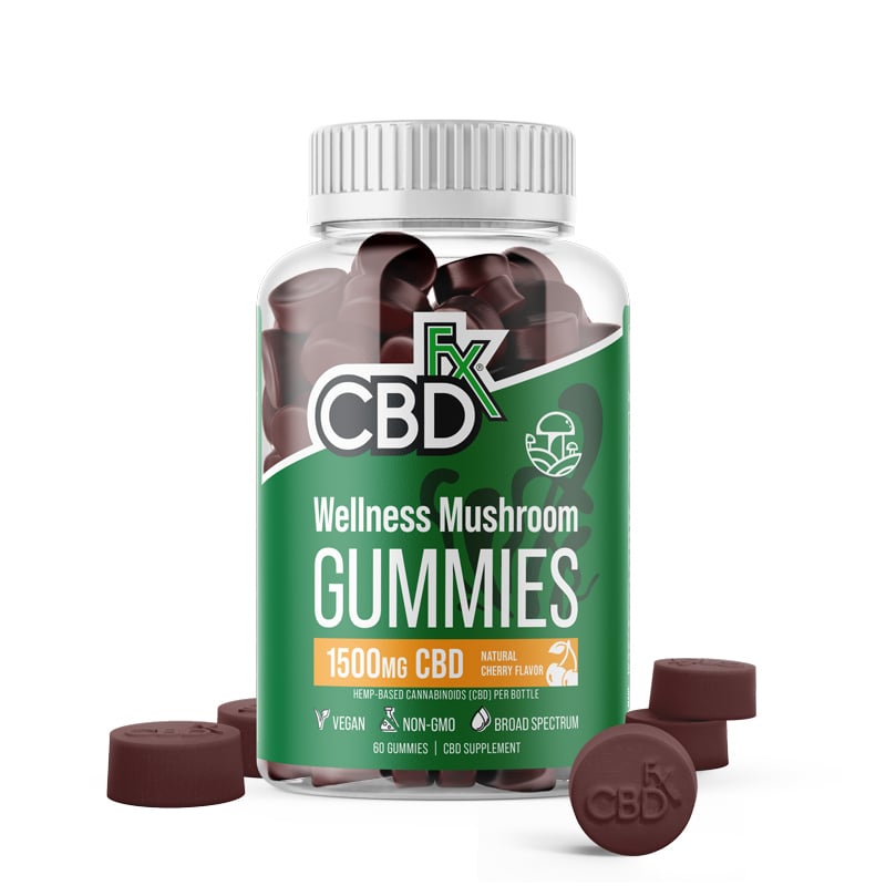 1500mg CBD Gummies With Mushrooms P6199
