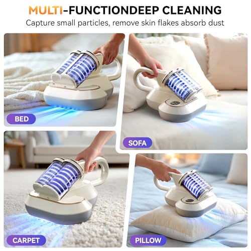 16Kpa Corded Handheld Mattress Vacuum Cleaner with 0.7L Double Cup Q931688