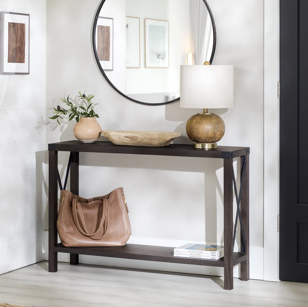 Metal X Console Table P456