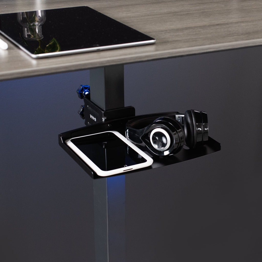 Clamp-on Under Desk Storage Tray X69092