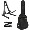 Guitar Accessories Kit with Gig Bag, Folding Stand, Adjustable Strap Q706
