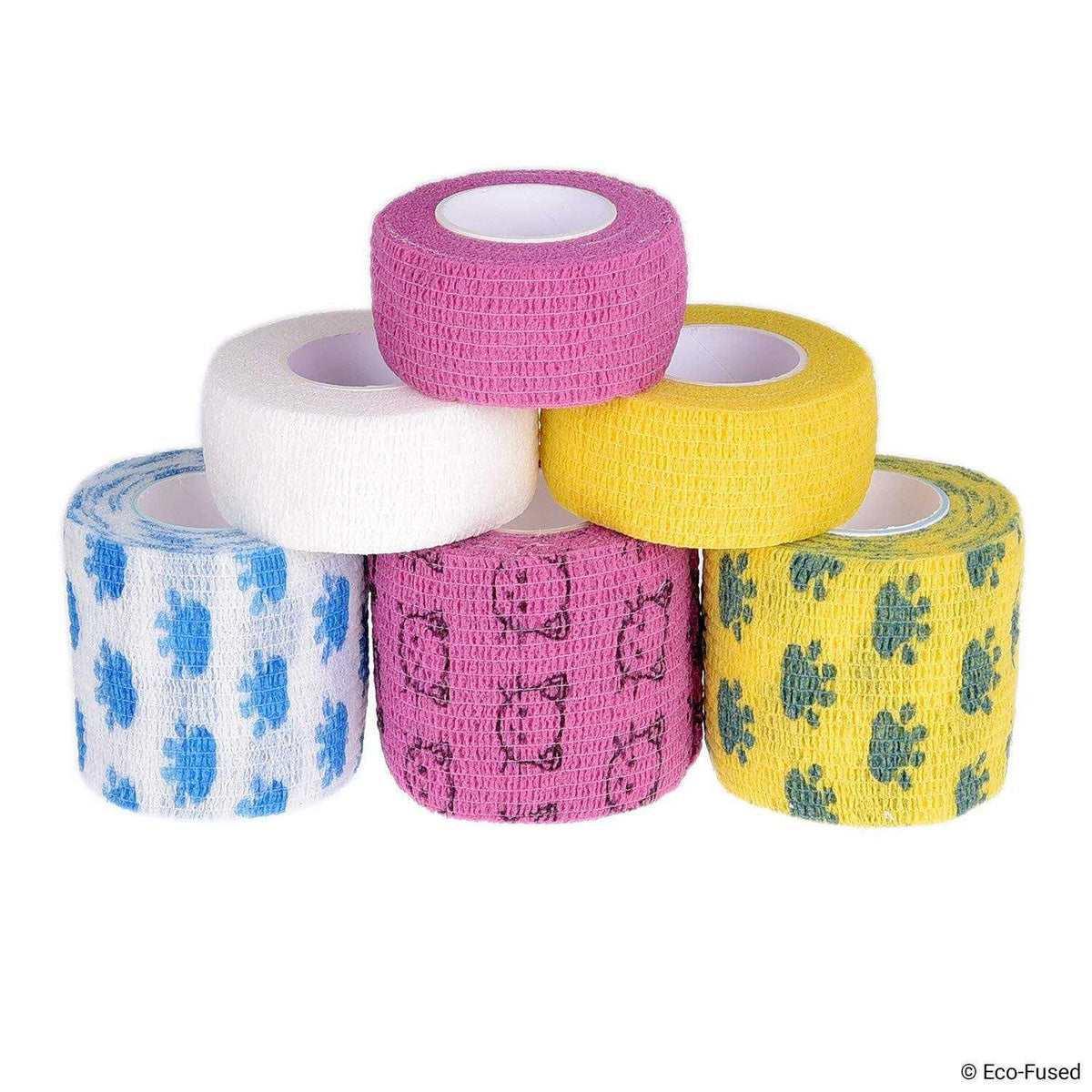 Self Adhering Bandage Wrap Tape for Dogs Pack of 6 K26953