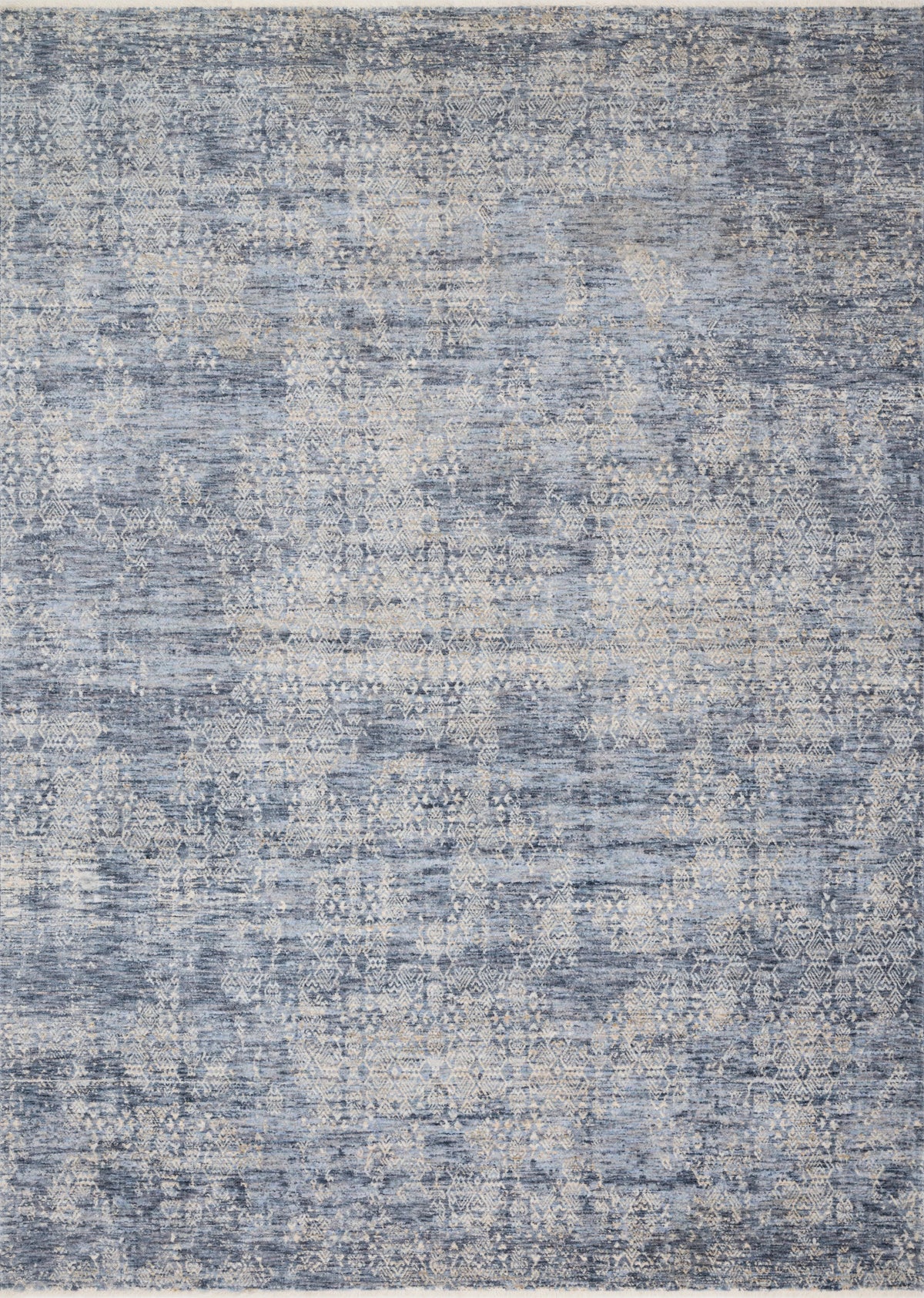 Dark Blue 7'10 x 7'10 Rug A9723