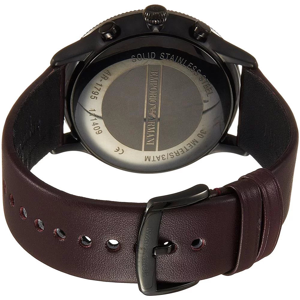 Stainless Steel Red Brown Watch U6408