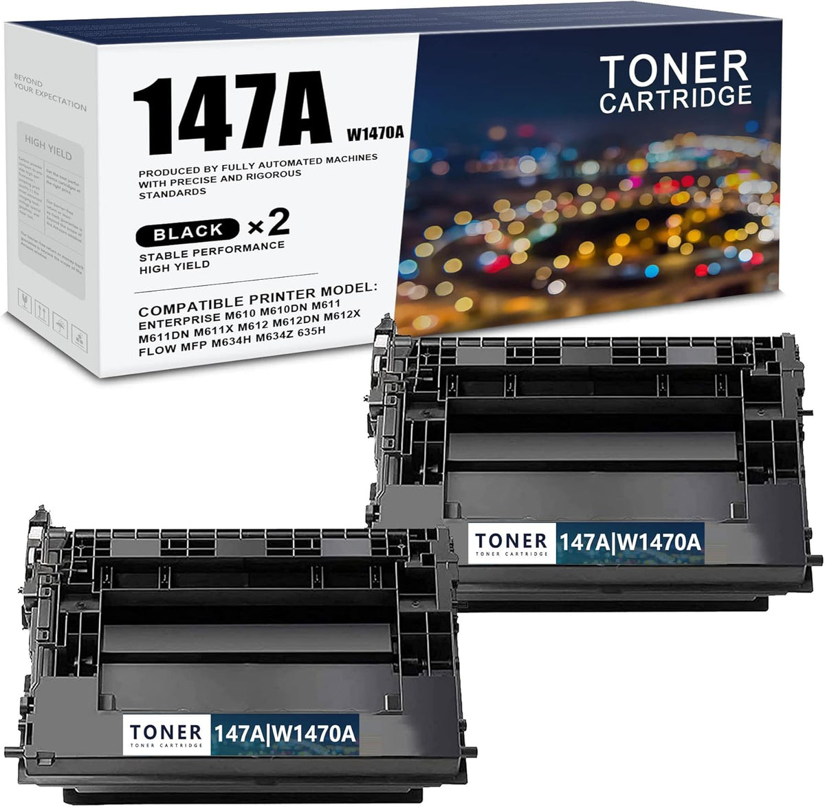 Black Toner Cartridges 2 Pack T5606