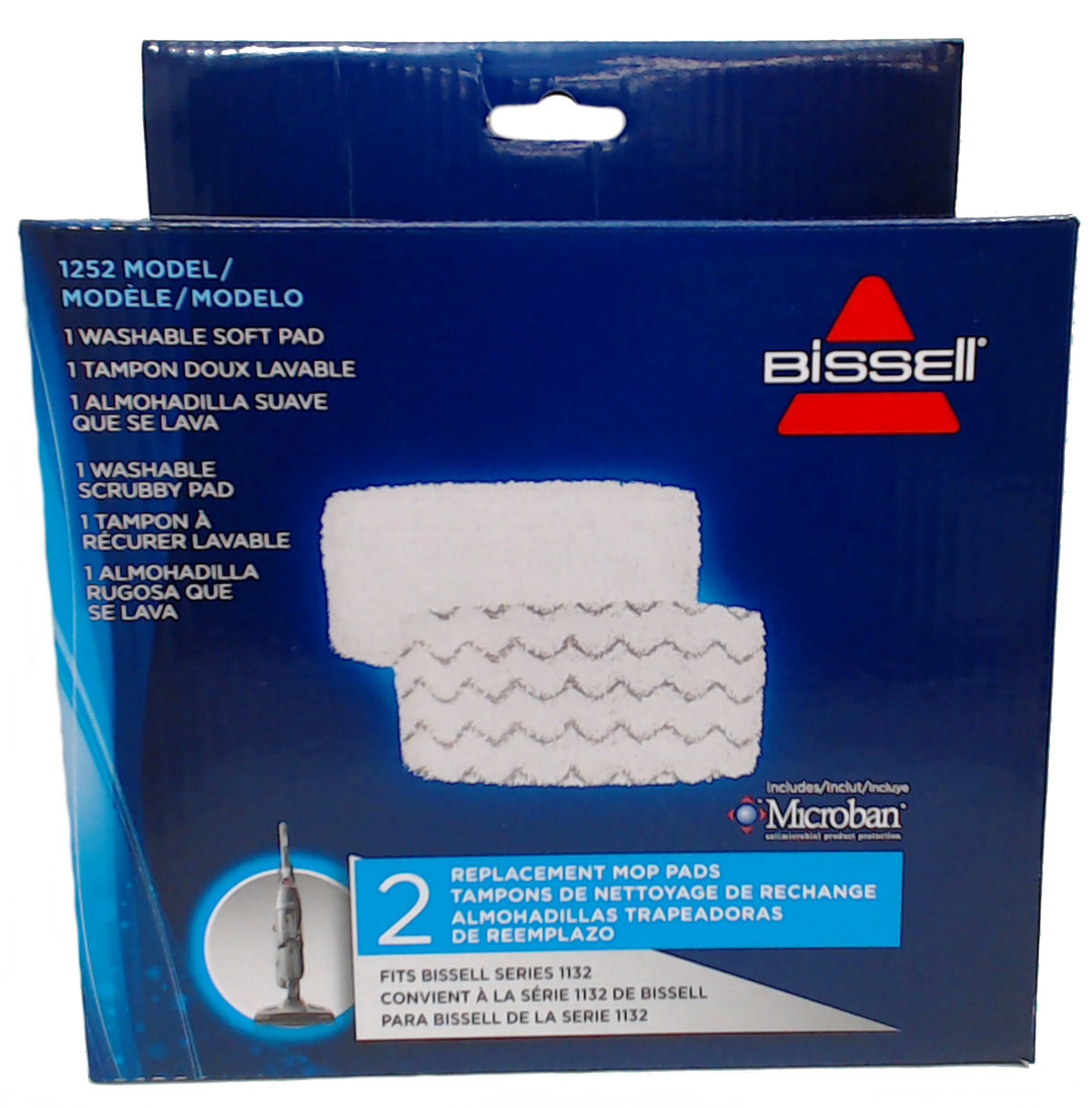 Hard Floor Vacuum & Steam Mop Pad Kit F546120