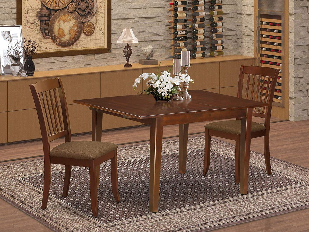 5 Pc Mahogany Dining Set with Table and 4 Chairs G31123