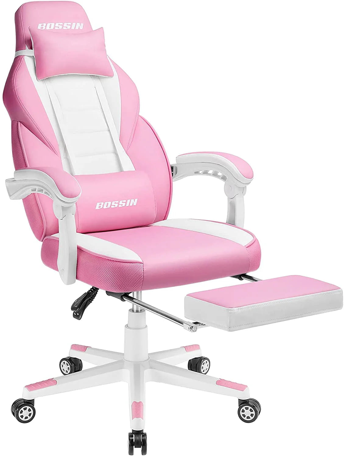Gaming Chair with Footrest D365731