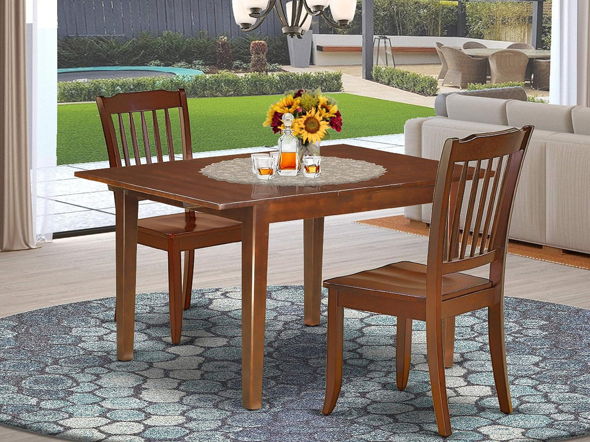 5 Pc Mahogany Dining Set with Table and 4 Chairs G31123