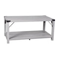 Gray 2 Tier Coffee Table A15695