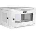6U Wall Mount Rack Enclosure Cabinet White O705