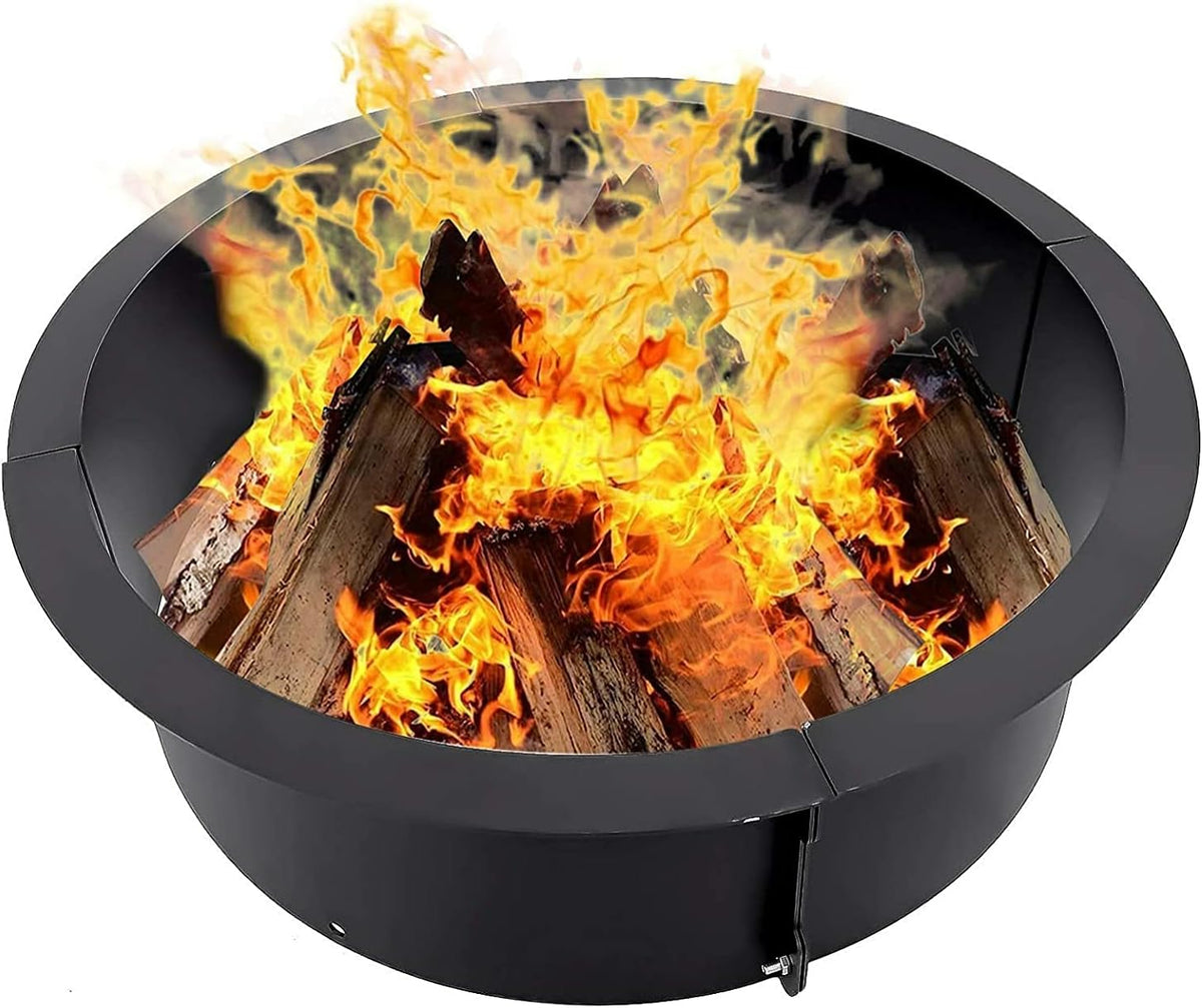 Fire Pit Ring with Cooking Grill J8378