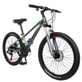 24 inch 21 Speed Black Mountain Bikes P8959
